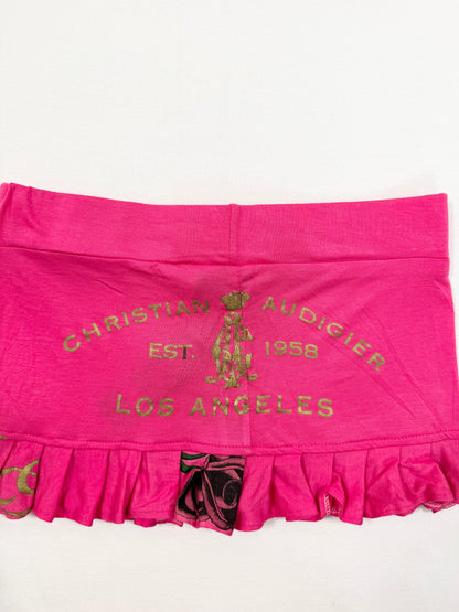 Christian Audigier Bikini Top & Skirt Set ♡ XS/S