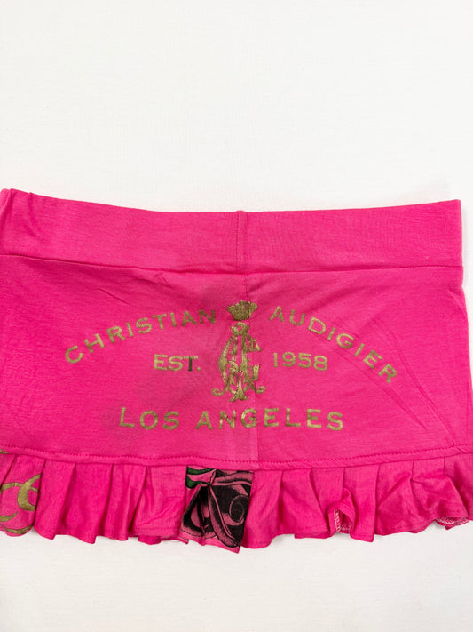 Christian Audigier Bikini Top & Skirt Set ♡ XS/S