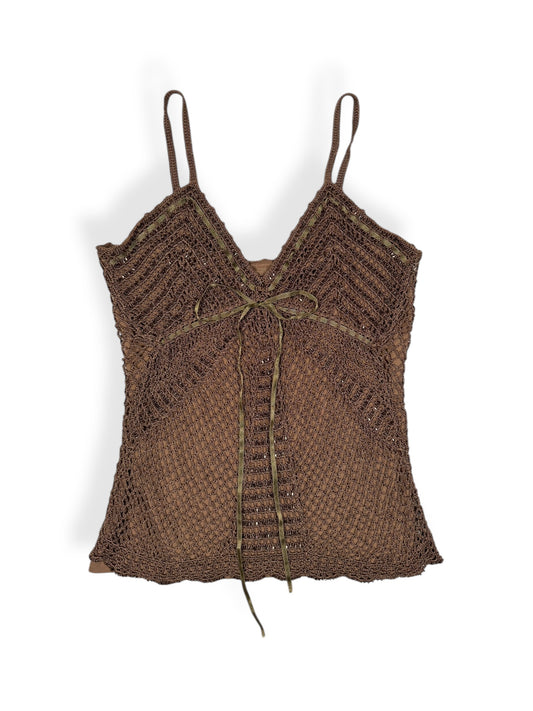 Beaded Crochet Cami ♡ Size S