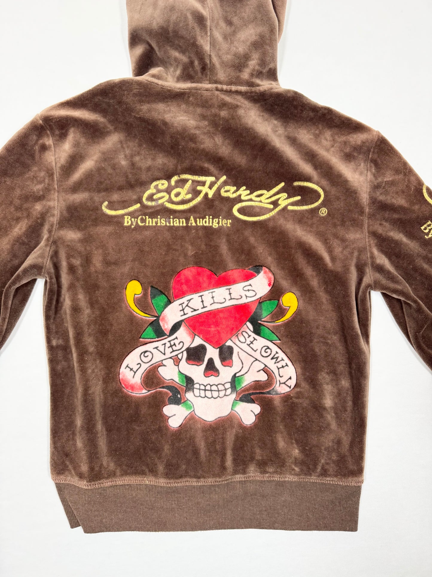 Brown Ed Hardy Tracksuit