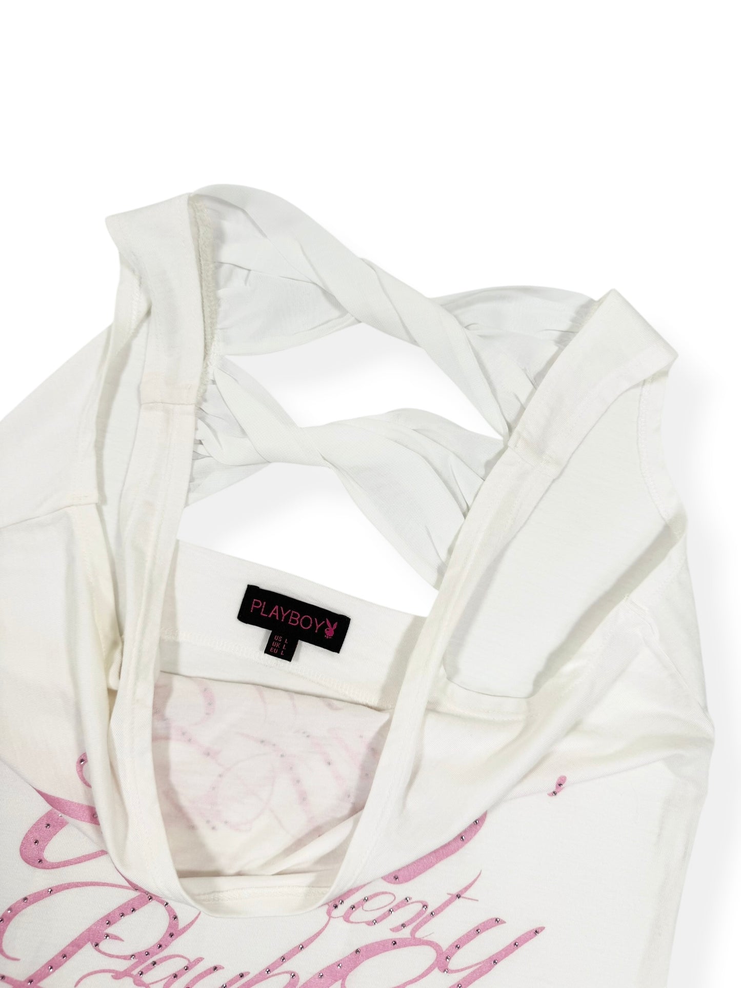 Playboy Pink Print Tank ♡ L