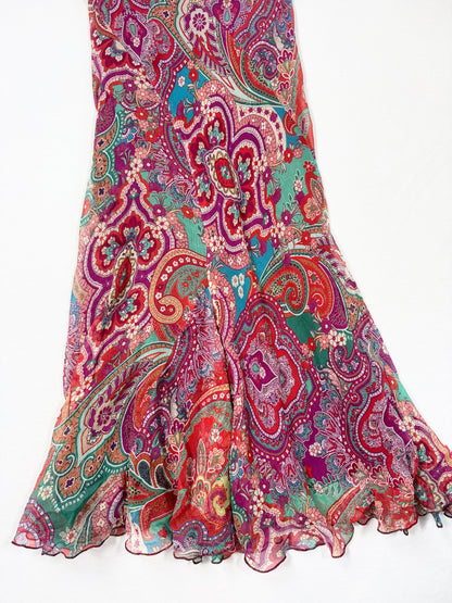Paisley Midi Dress ♡ M