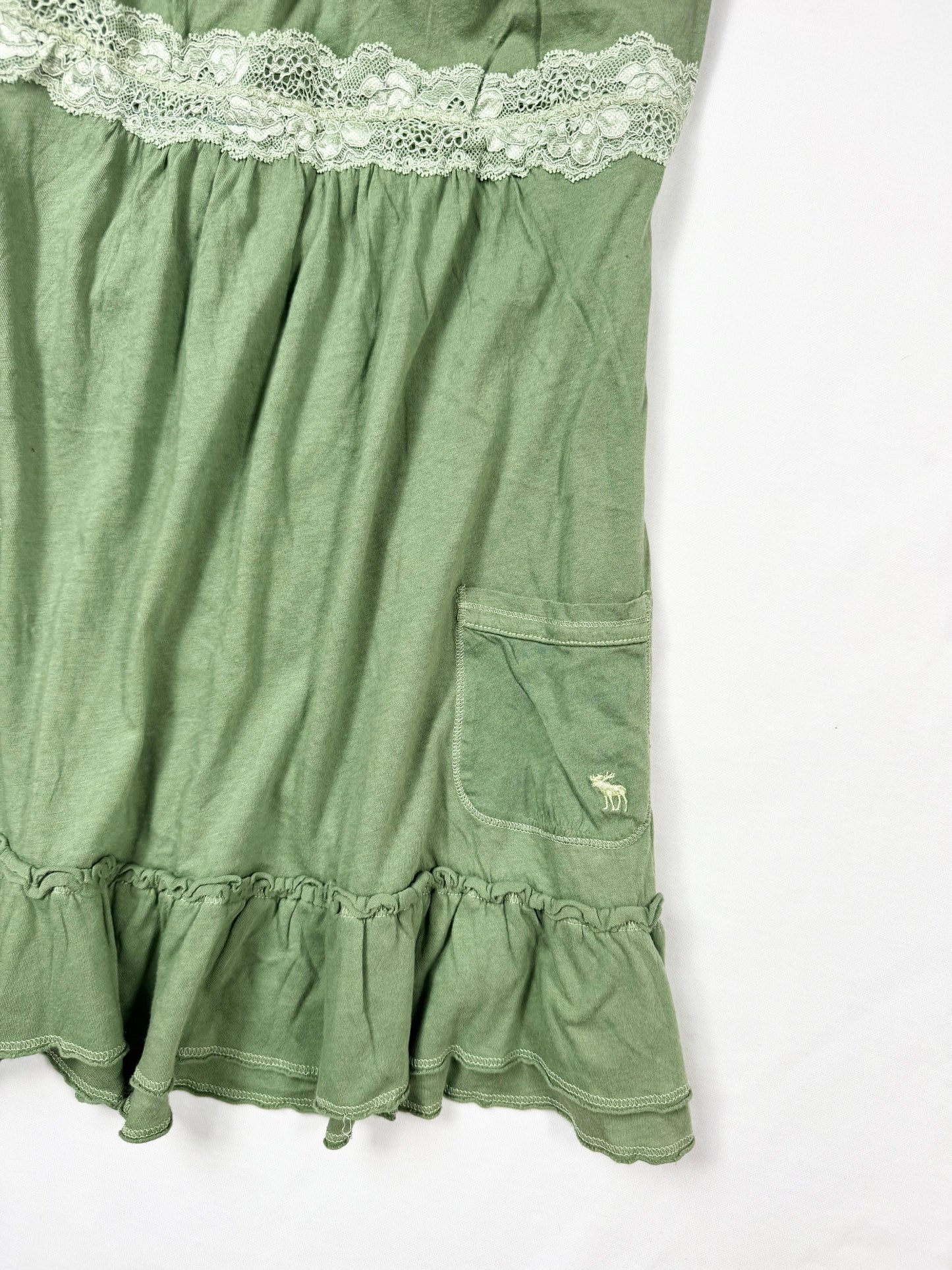 Abercrombie Green Babydoll Cami ♡ L