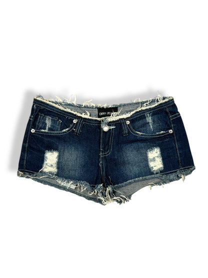 Distressed Micro Shorts