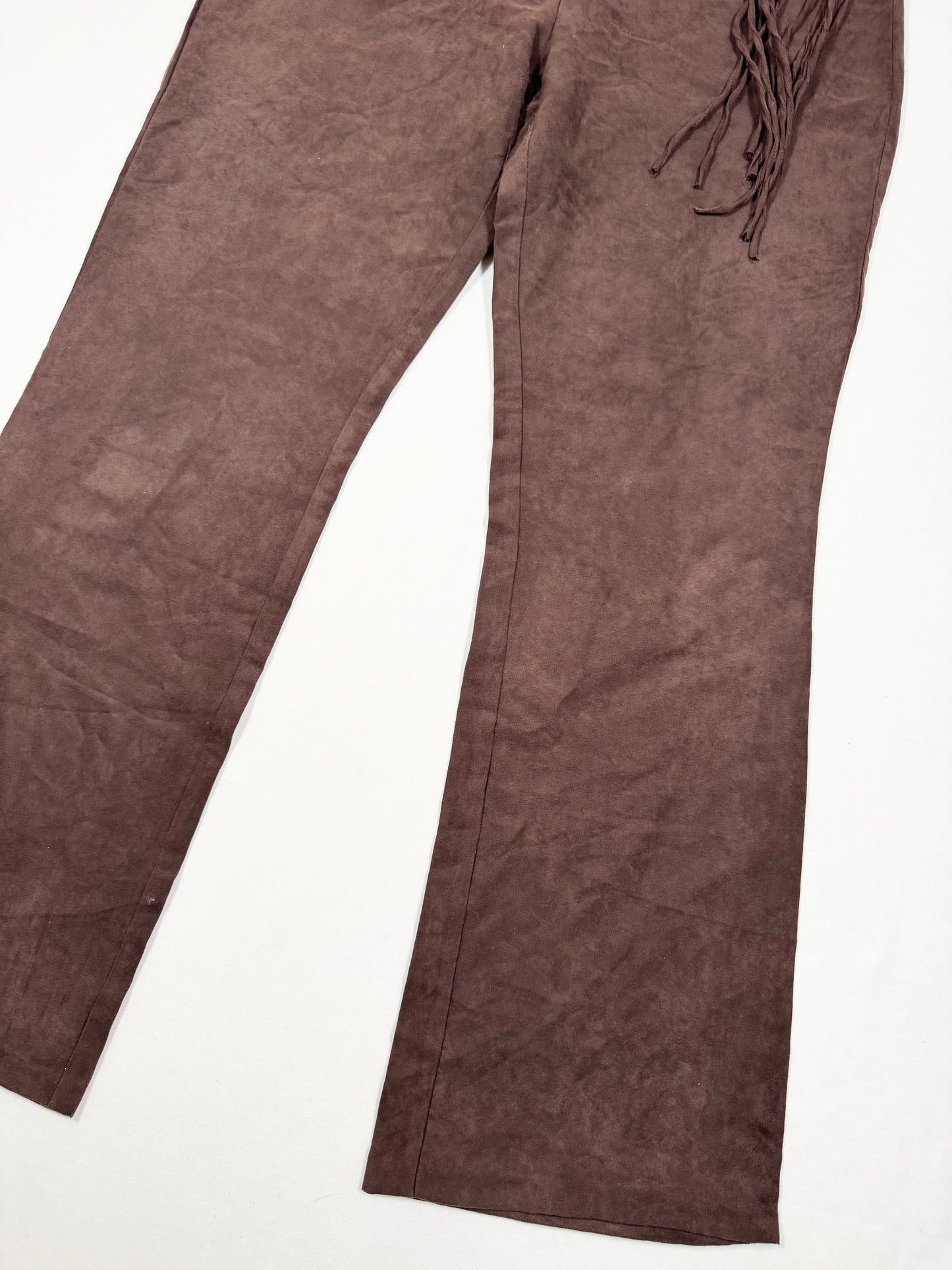 Brown Suede Tie Flares ♡ Size XL