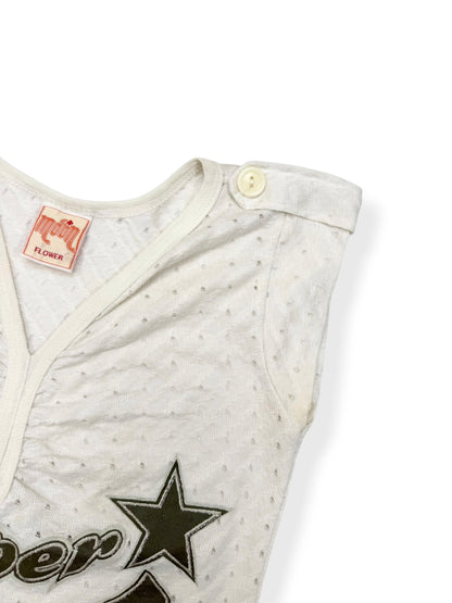 Super Pointelle Tee ♡ XS
