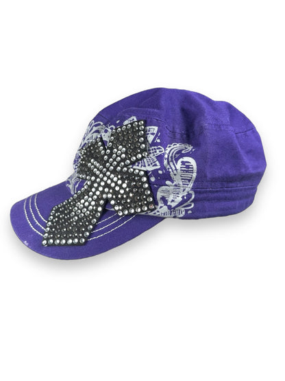 Purple Mcbling Cross Cap