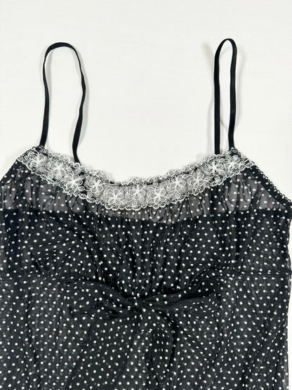 Polka Dot Micromesh Cami