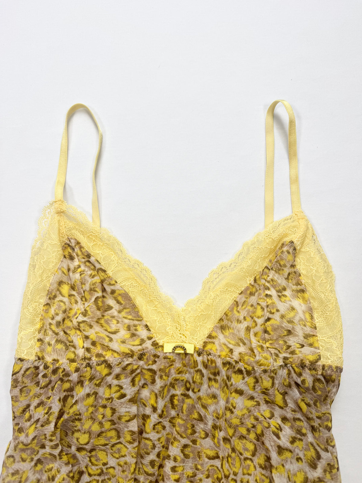 Yellow Leopard Print Cami ♡ S