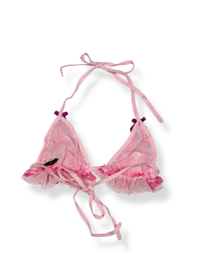 Leg Avenue Pink Lace Skirt & Top Set ♡ Size XS