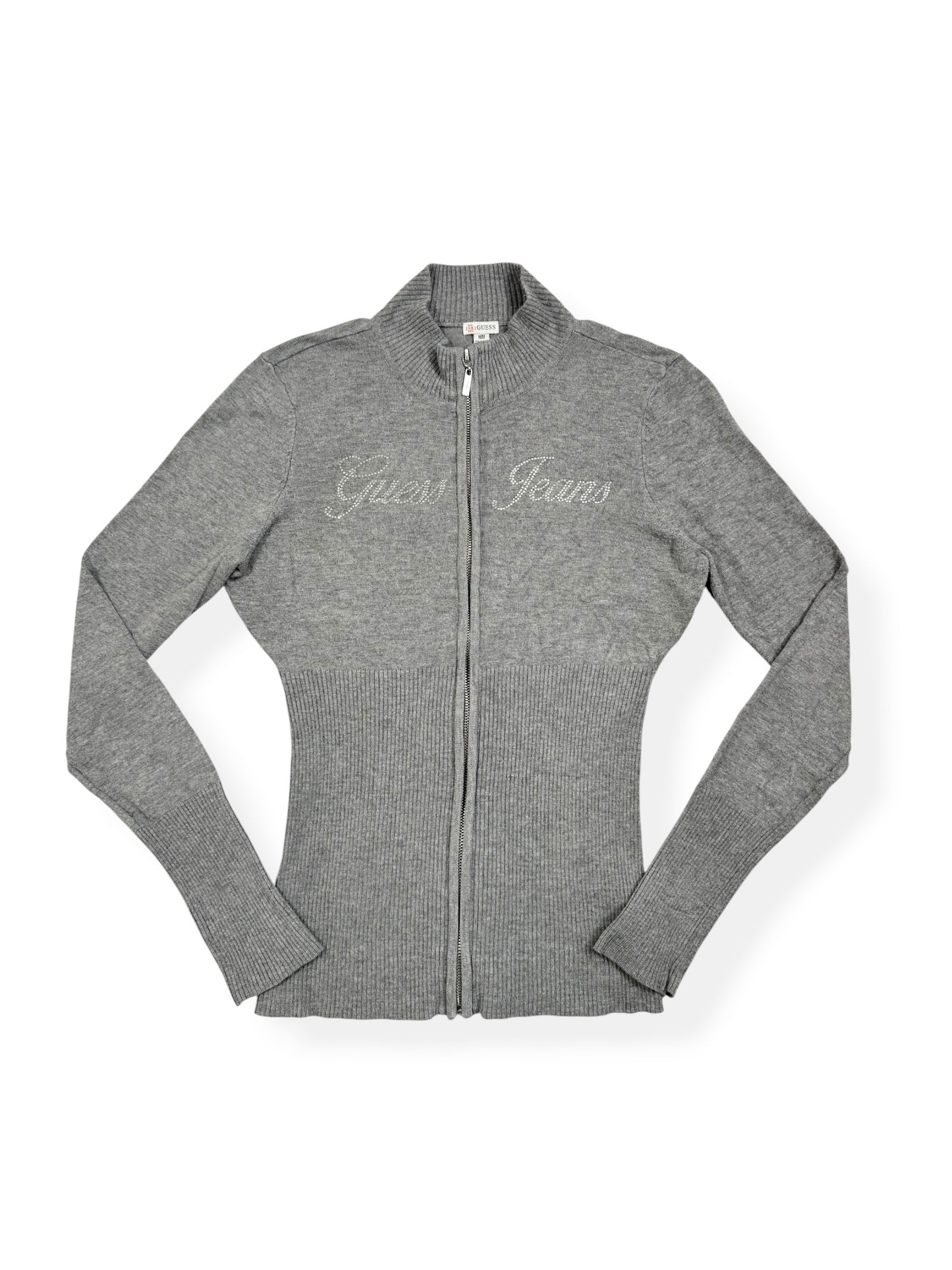 Guess Grey Zip Up ♡ M