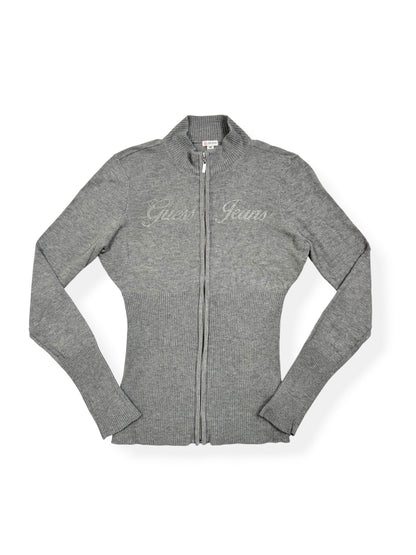 Guess Grey Zip Up ♡ M