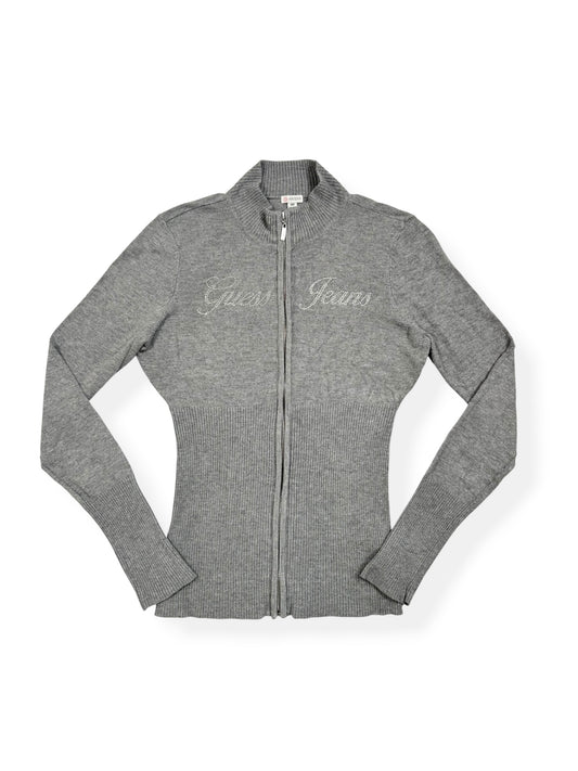 Guess Grey Zip Up ♡ M