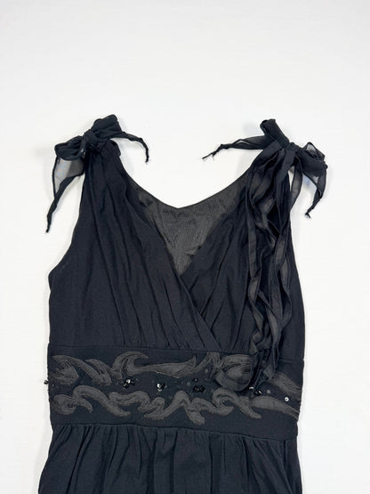 Black Micromesh Tank ♡ S