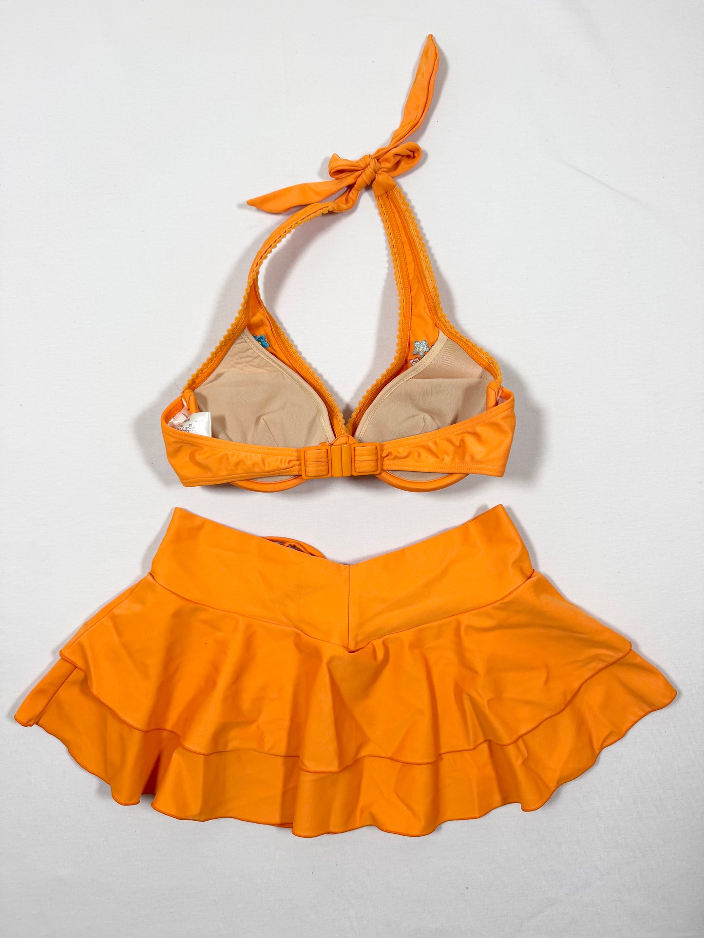 Playboy Embroidered Bikini & Skirt Set