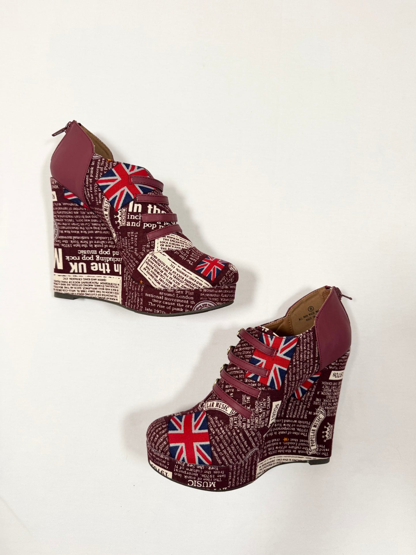 Union Jack Wedge Heels