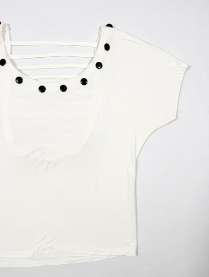 Cutout Back Batwing Tee ♡ Size S