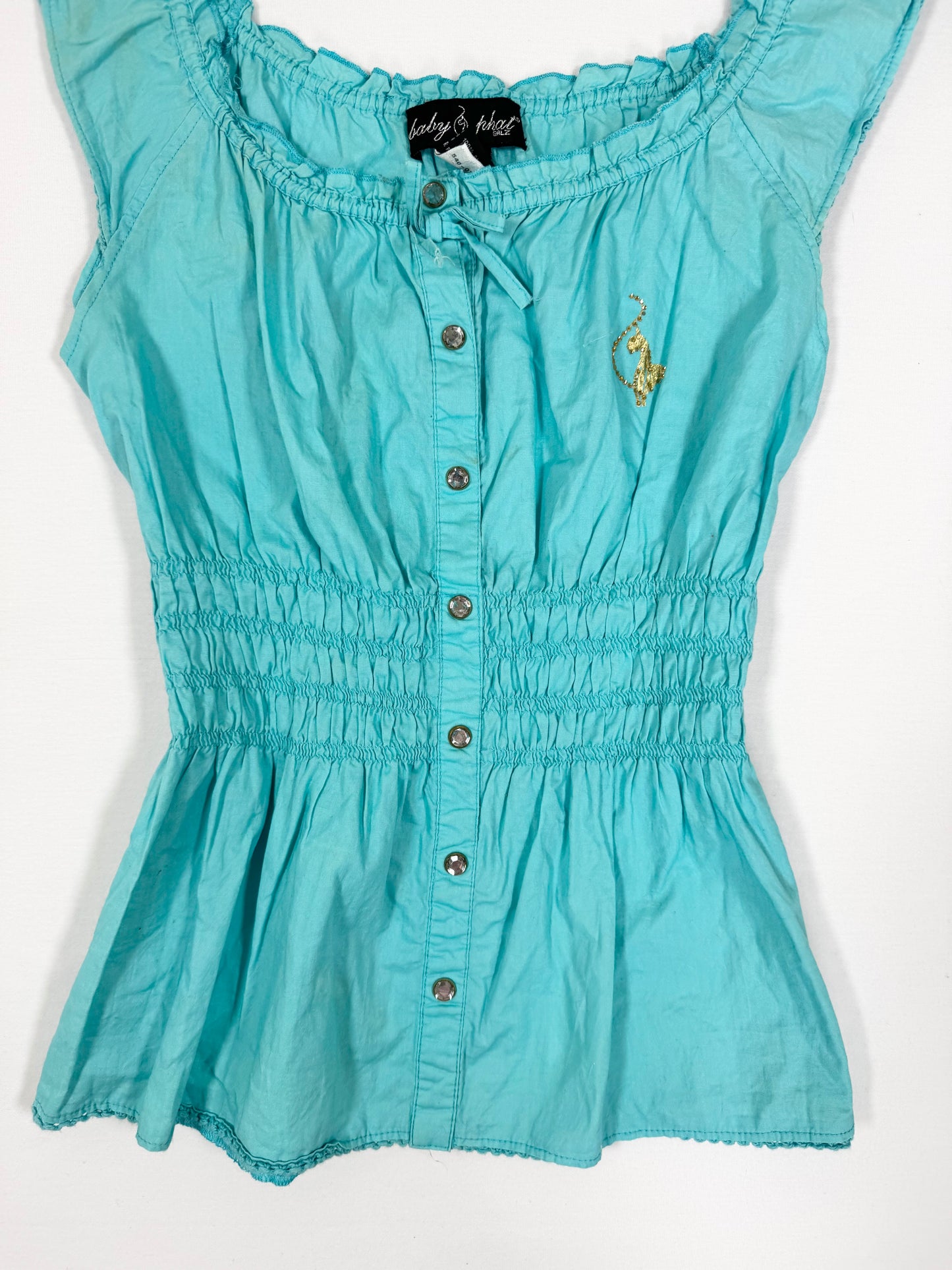 Baby Phat Milkmaid Top ♡ L
