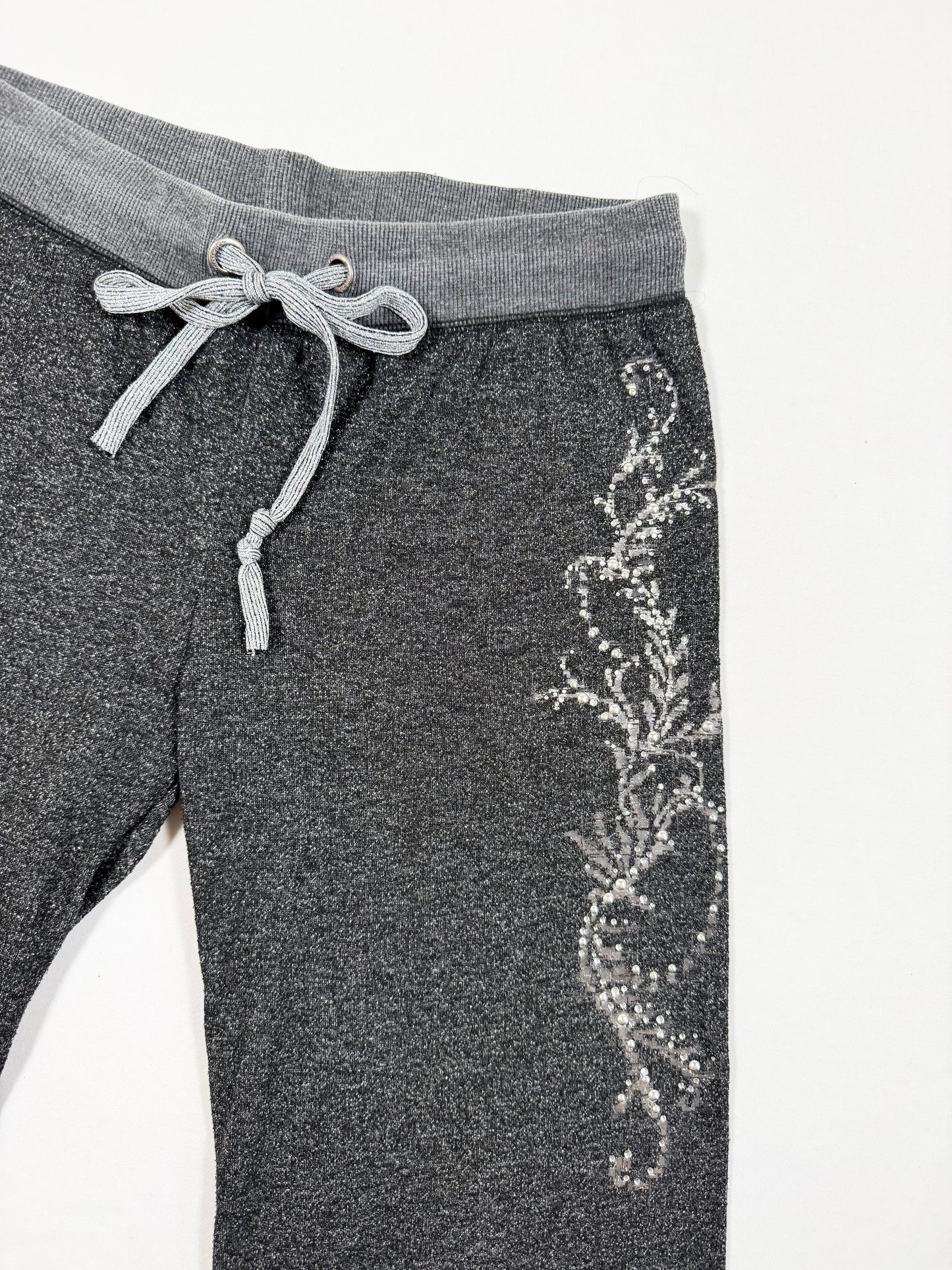 Miss Me Glitter Trackpants ♡ Size L