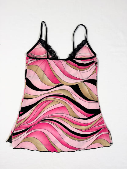 Rave Swirl Micromesh Cami ♡ Size S