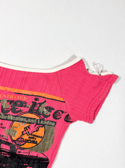 Tie Shoulders Tee ♡ Size S