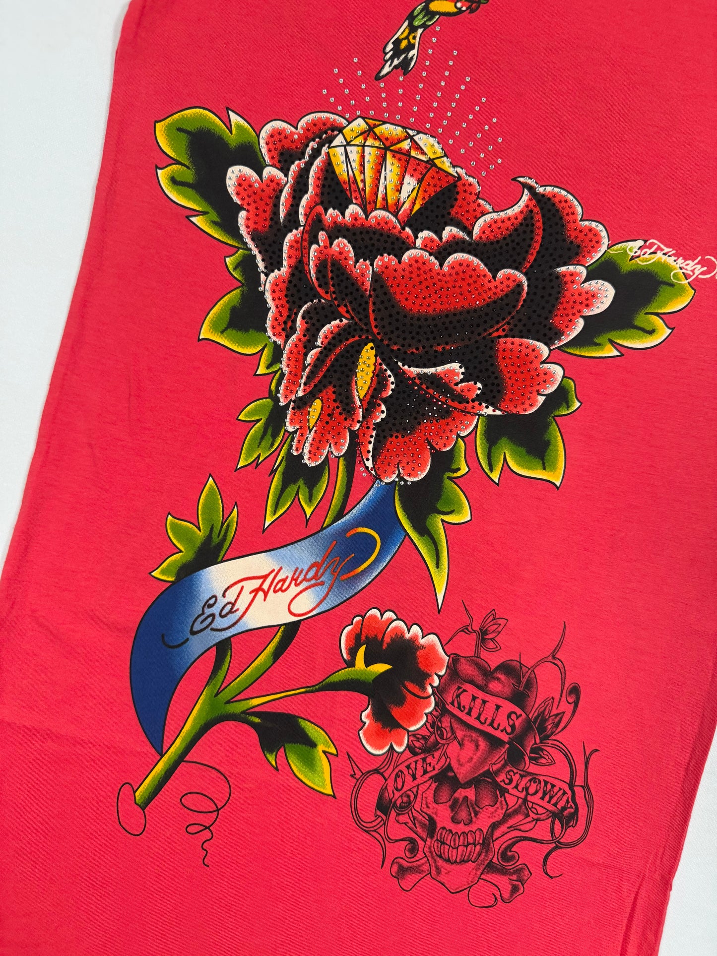 Ed Hardy Diamante Tee