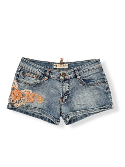 Butterfly Denim Shorts ♡ S