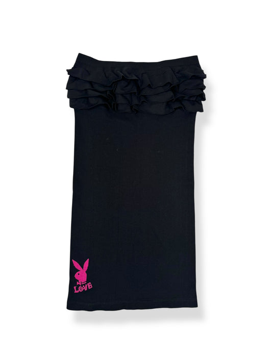 Playboy Ruffle Tube Dress ♡ M