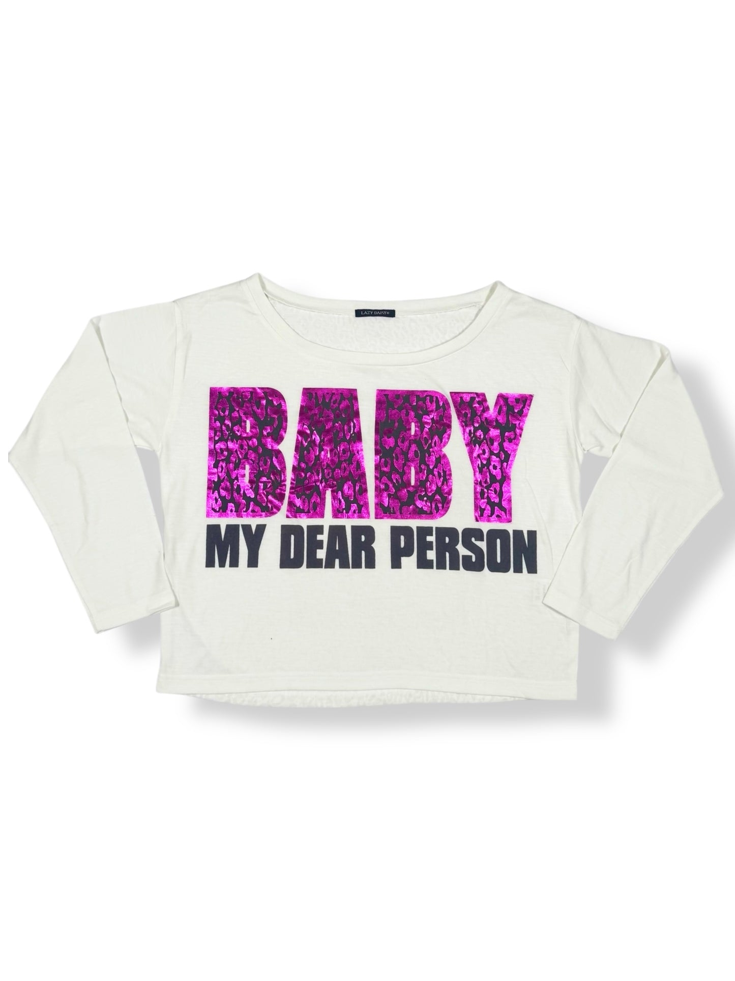 Baby Off Shoulder Long sleeved Top ♡ Size XS-M