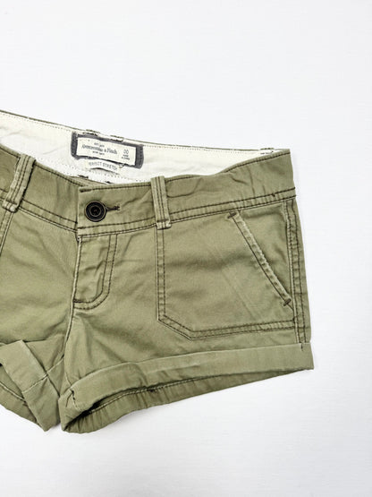 Abercrombie Khaki Mini Shorts ♡ XS