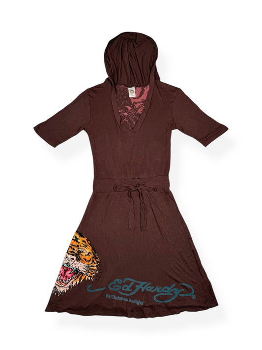 Ed Hardy Brown Dress ♡ Size S