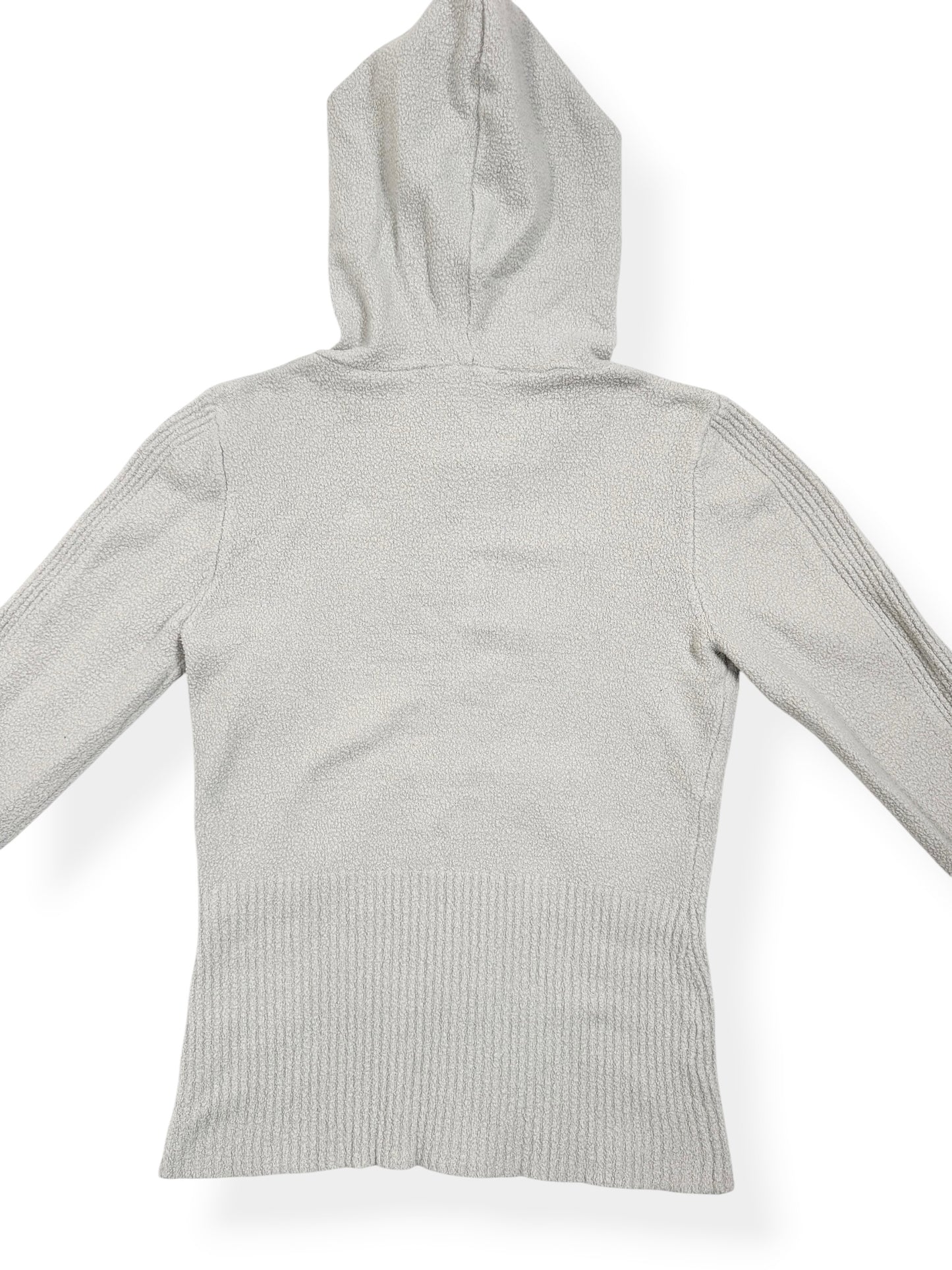 Grey Bebe Diamanté Zip Up Hoodie ♡ M
