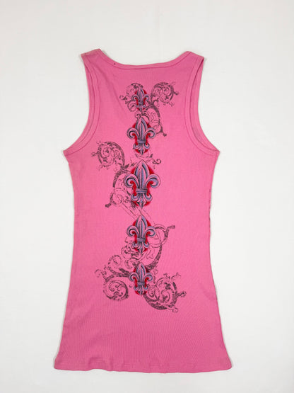 Vocal Pink Cross Tank ♡ M