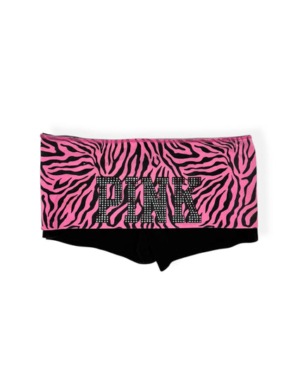 PINK Victoria’s Secret Zebra Fold Over Shorts