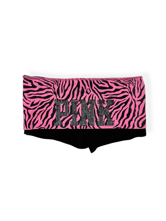 PINK Victoria’s Secret Zebra Fold Over Shorts