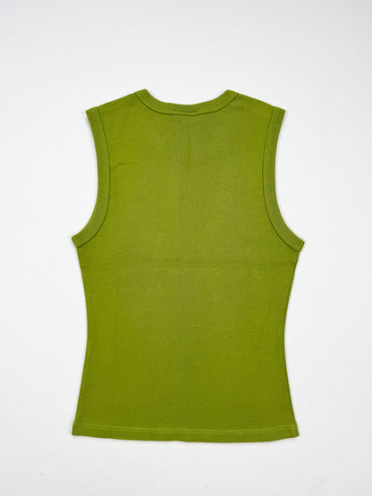Green Bebe Tank ♡ S