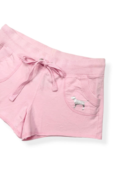 PINK Logo Pink Mini Shorts ♡ S