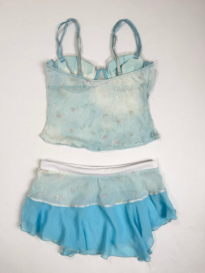 Blue Fairy Cami Set ♡ M/L
