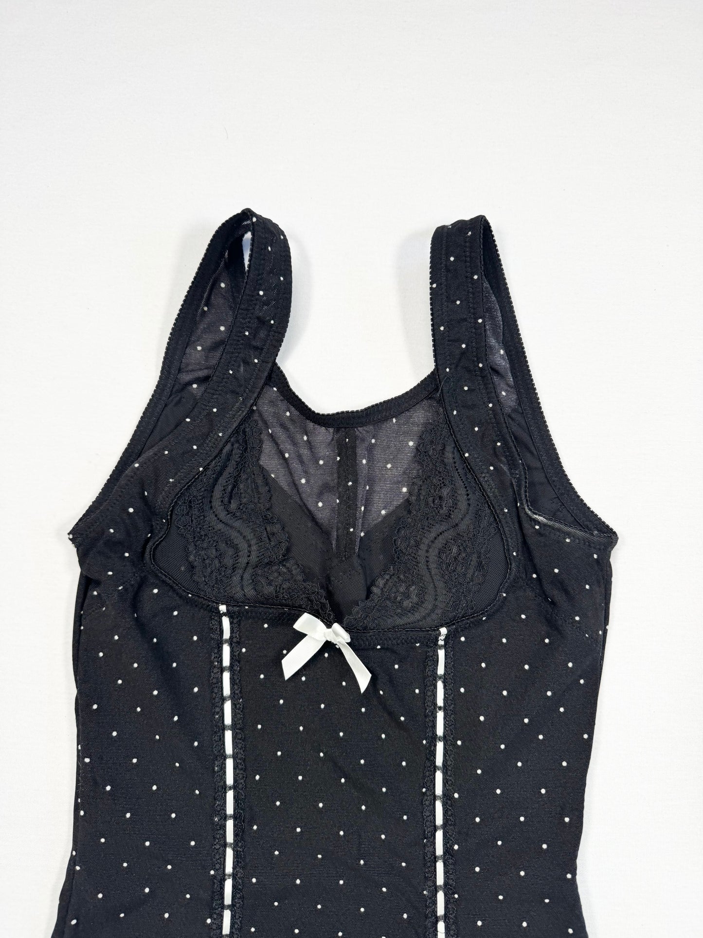 Black Polka Shapewear Tank ♡ XS/S