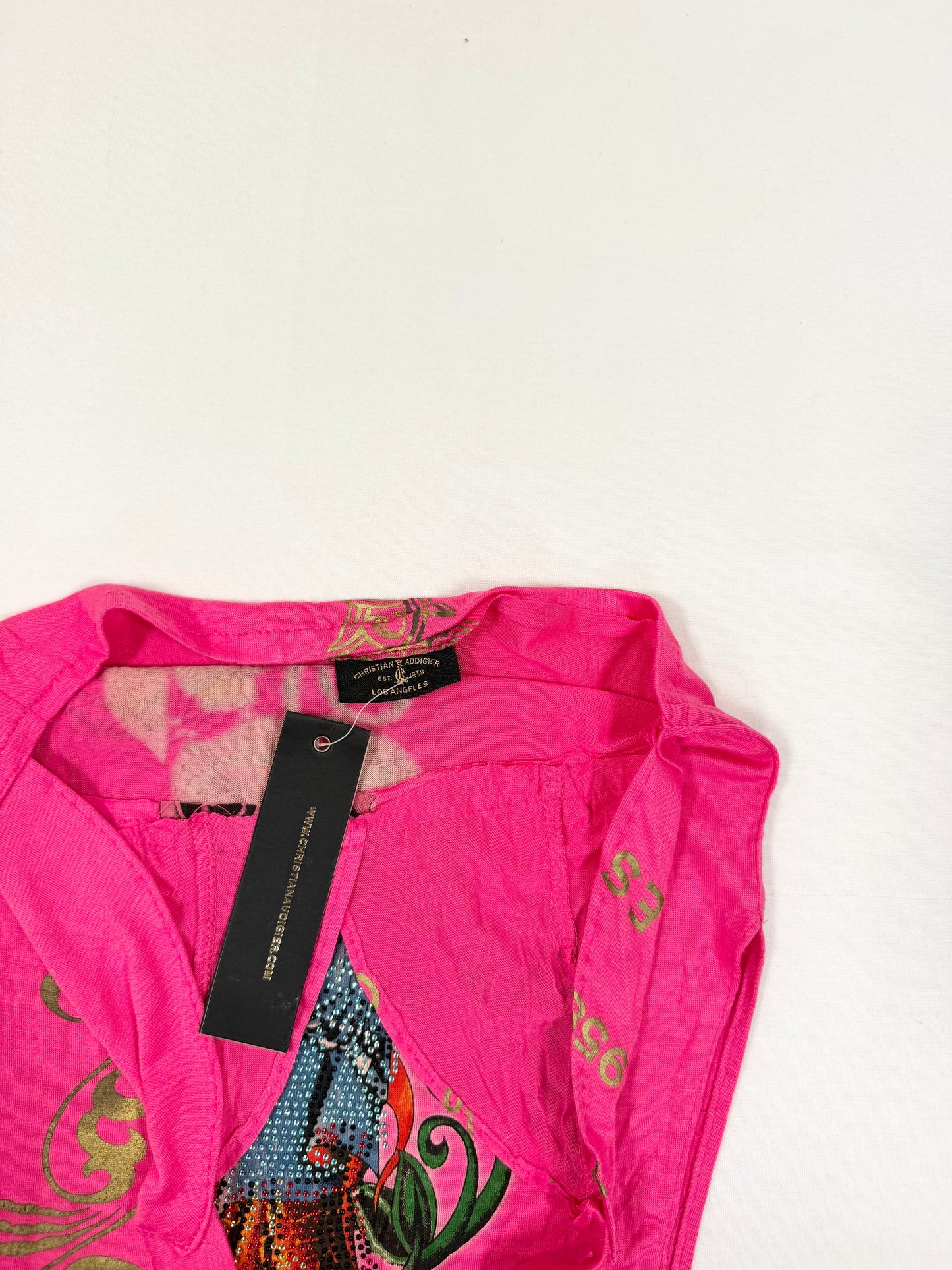 Christian Audigier Pink Halter & Skirt Set ♡ XS/S