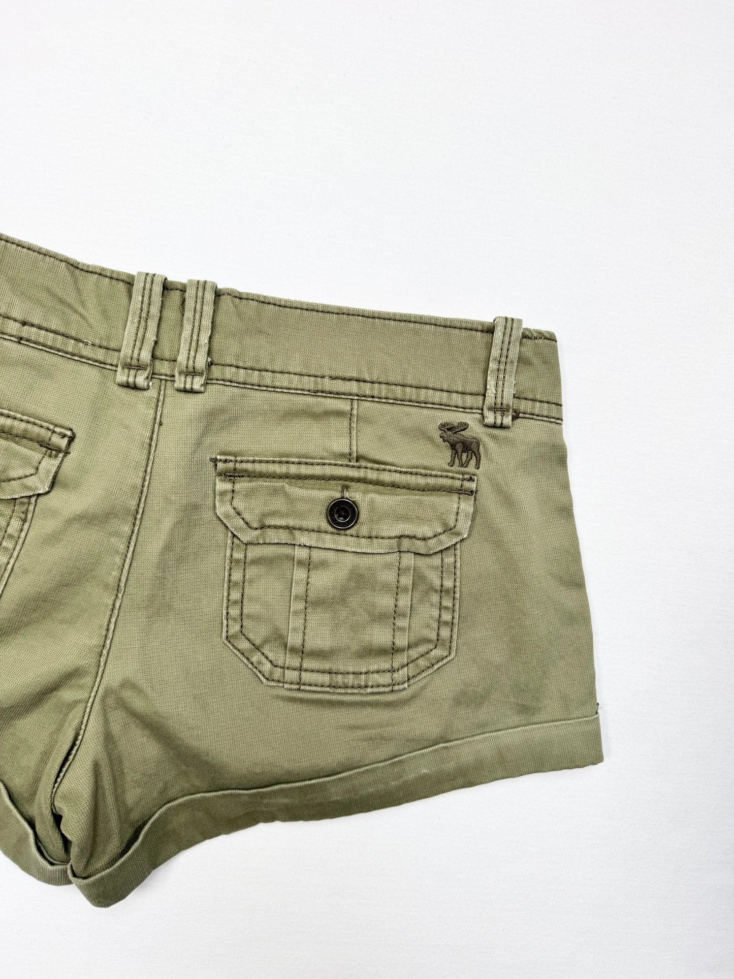 Abercrombie Khaki Mini Shorts ♡ XS