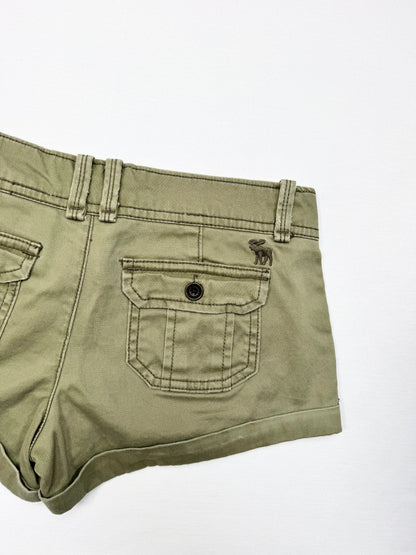 Abercrombie Khaki Mini Shorts ♡ XS
