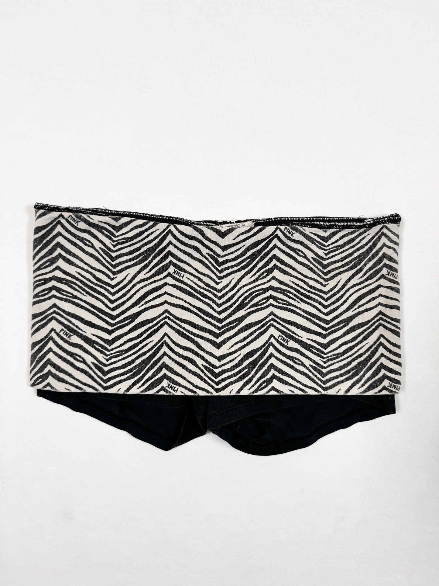 PINK Zebra Fold Over Shorts ♡ Size XS
