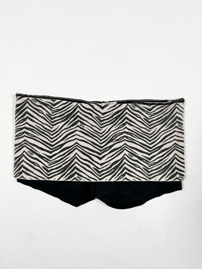 PINK Zebra Fold Over Shorts ♡ Size XS
