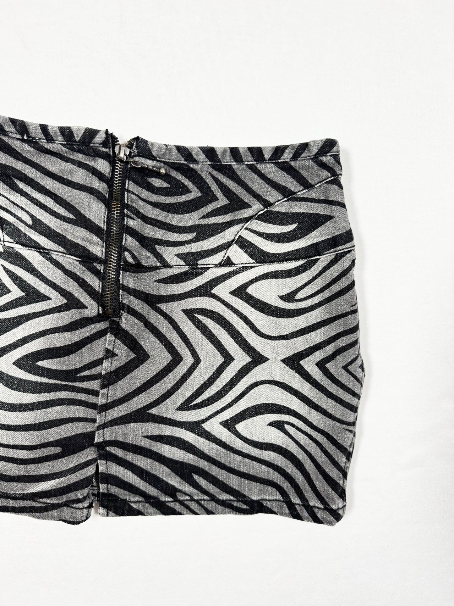 Zebra Mini Skirt ♡ Size S