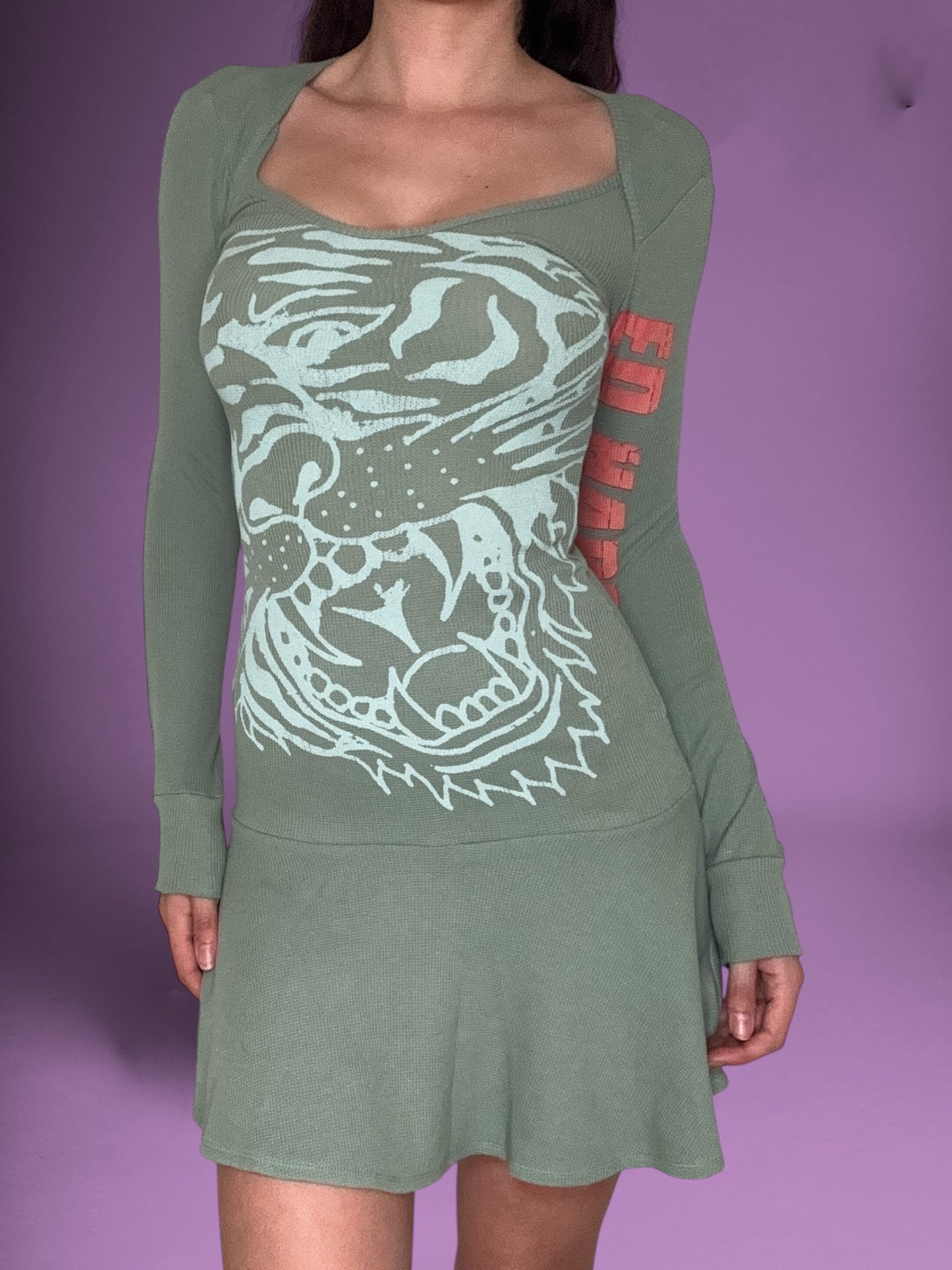 Ed Hardy Long Sleeved Dress ♡ Size XS