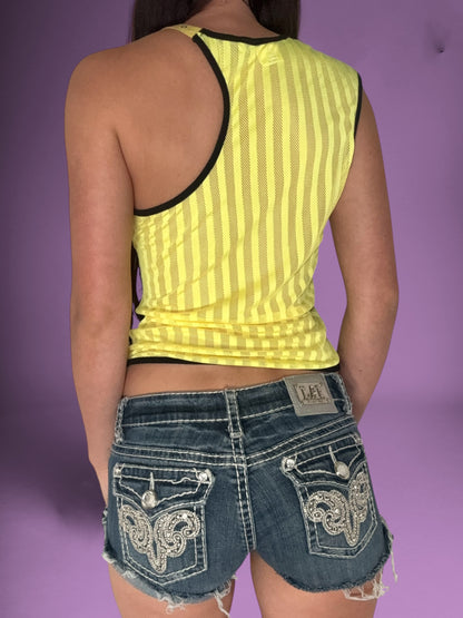 LA IDOL Studded Mini Shorts