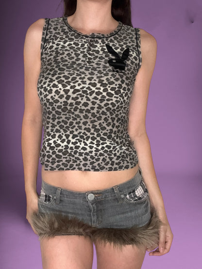 Leopard Playboy Tank ♡ Size S