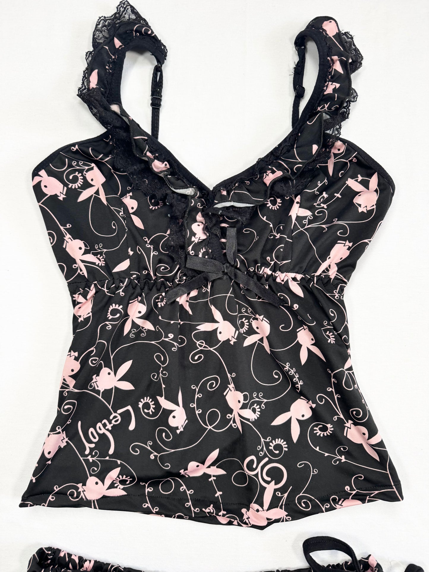 Playboy Cami & Skirt Set ♡ S