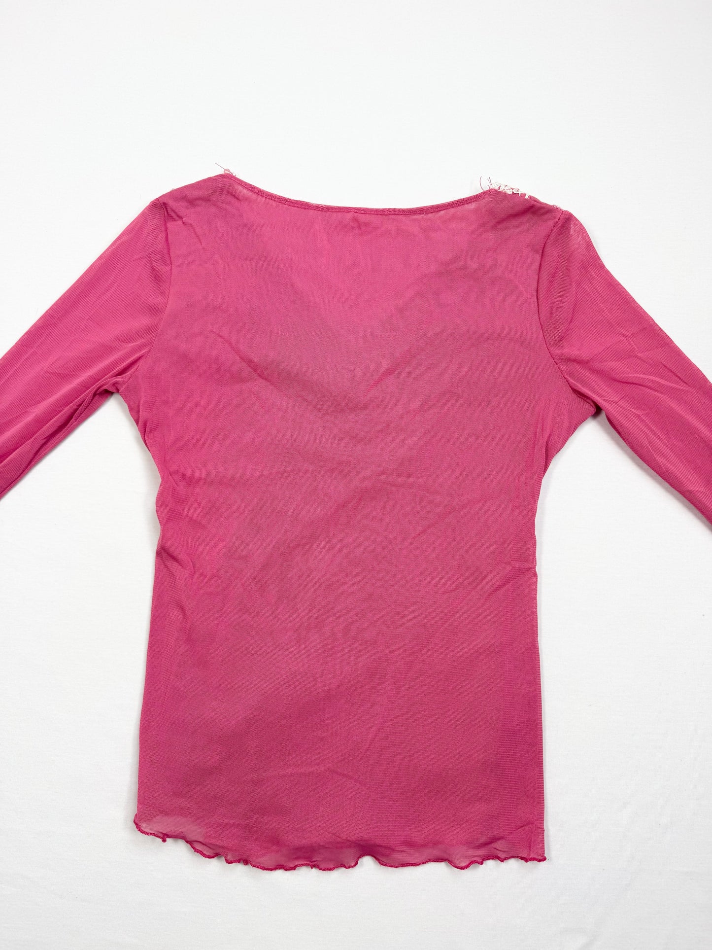 Pink Beaded Fairy Long Sleeved Top ♡ S